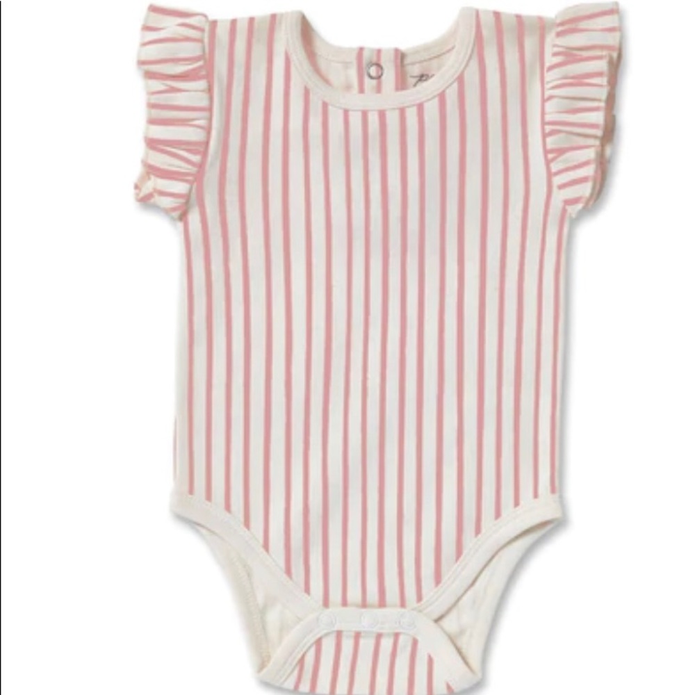 Pehr sleeveless ruffle onesie